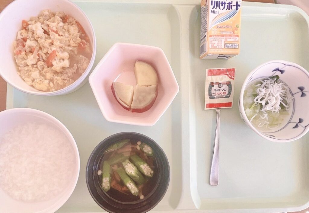 手術後、数日後の病院食